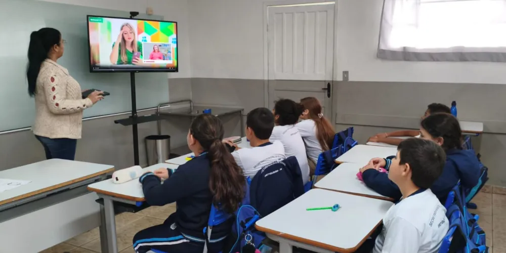 Conteúdo audiovisual levou importantes informações à sala de aula