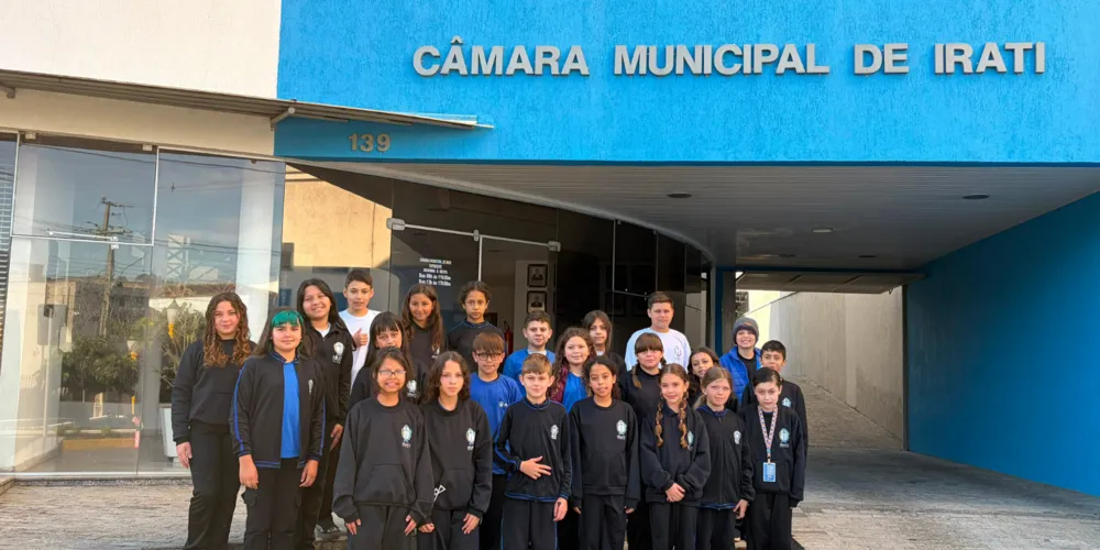 Estudantes puderam participar de ampla proposta na Casa das Leis iratiense