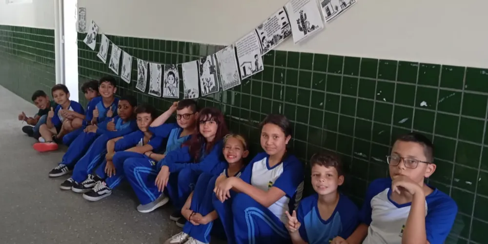 Estudantes puderam expor seus trabalhos para que colegas pudessem conferir
