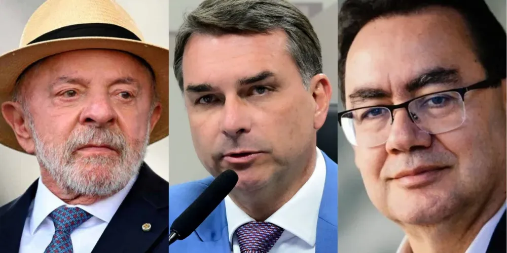 Luiz Inácio Lula da Silva, Flávio Bolsonaro e Augusto Cury