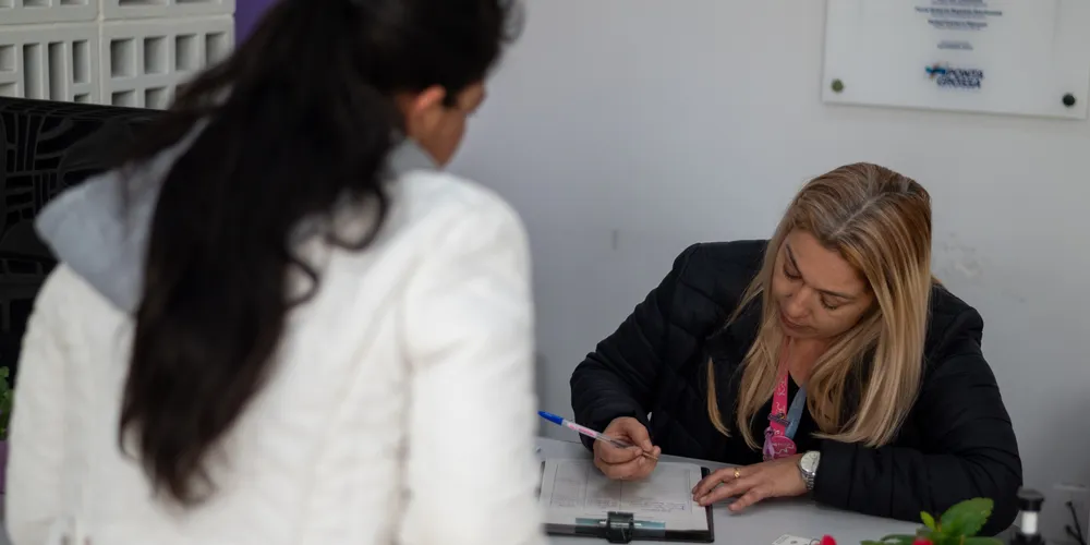 Atendimento no Centro de Referência da Mulher Brasileira