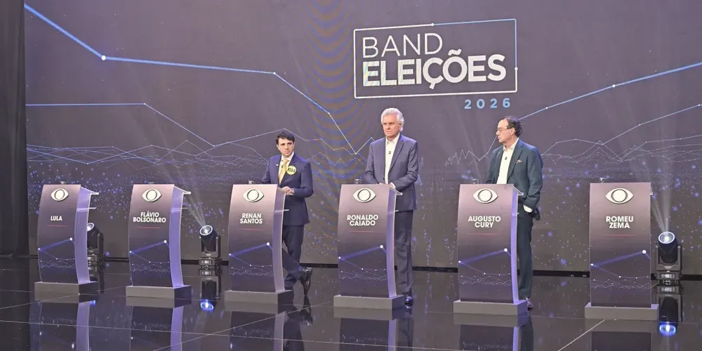 Debate aconteceu na noite deste domingo (23), na Band