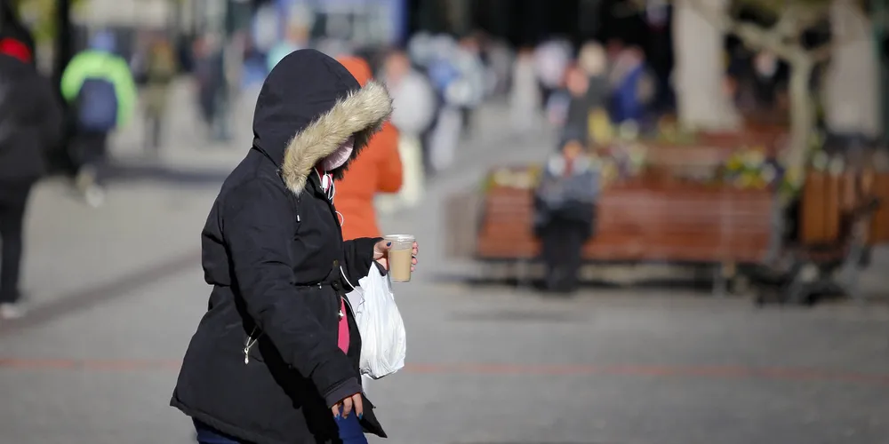 A onda de frio ganha mais força no início da próxima semana
