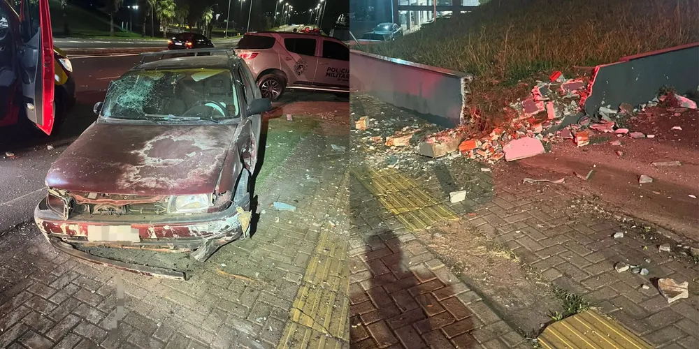 Segundo informações obtidas pela Polícia Militar no local, a condutora de um GM Astra seguia pela avenida quando perdeu o controle da direção e atingiu a parede do estabelecimento