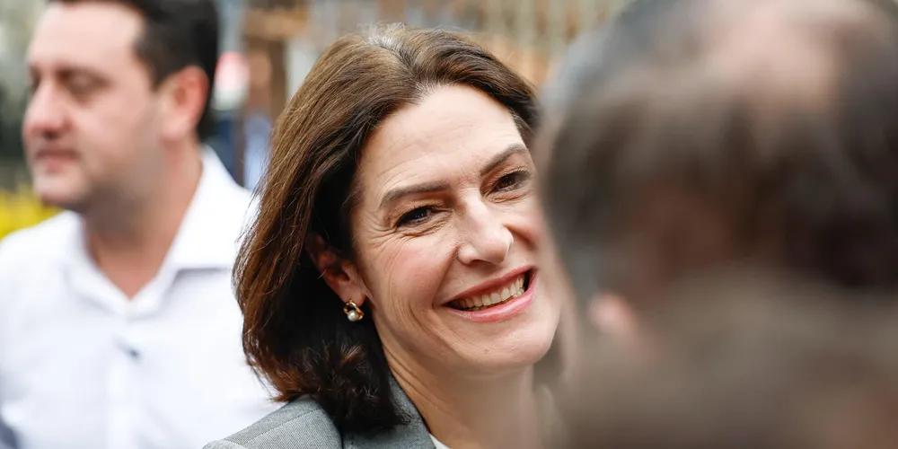 Cristina Graeml agradeceu o apoio de Ratinho Júnior, do PSD e dos partidos aliados