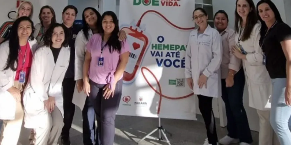 Ação buscou facilitar o acesso e incentivar a população à doação de sangue