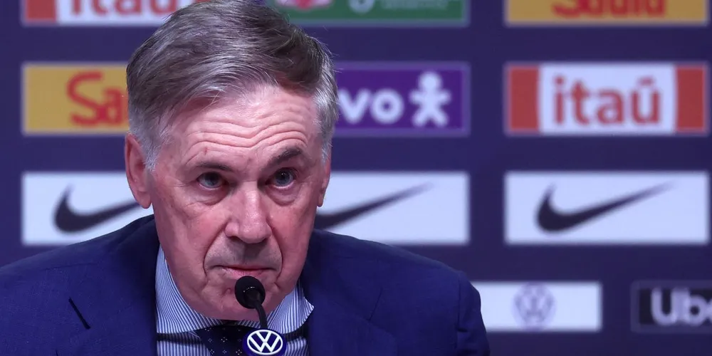 Carlo Ancelotti, técnico da seleção brasileira