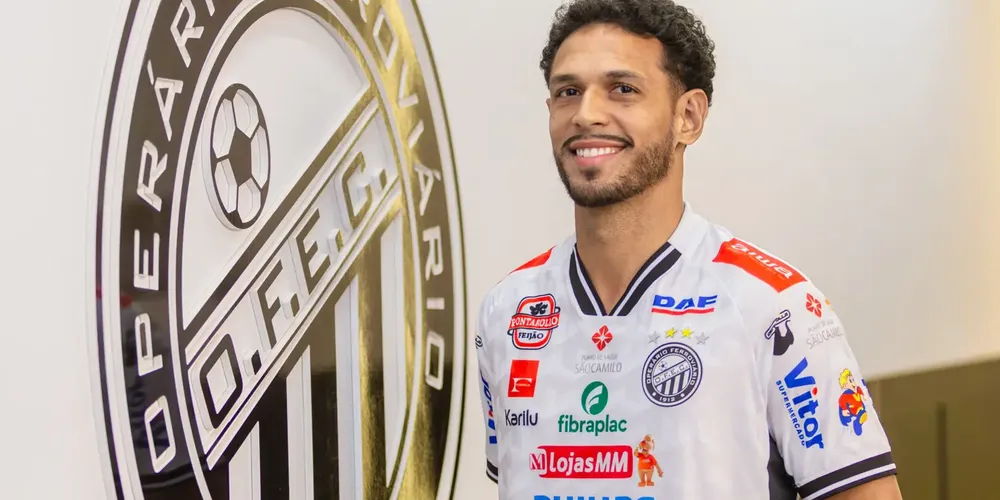 O atleta assinou por empréstimo até o fim da Série C