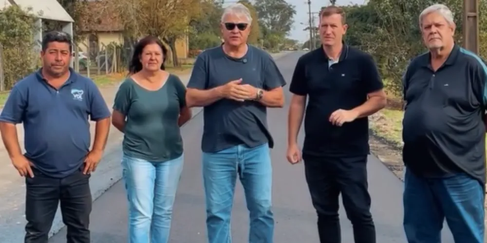 Anúncio do início das obras foi realizado pelo prefeito de Palmeira, Altamir Sanson