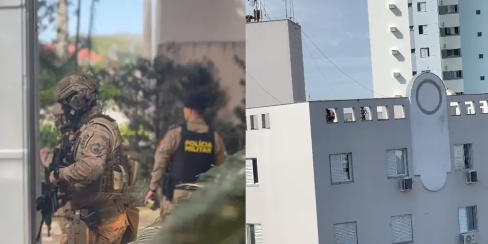 Até o momento, as vítimas não foram feridas, mas permanecem trancadas no imóvel com o homem de 46 anos