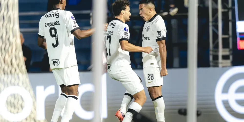 Cuello marcou o gol da vitória do Atlético-MG contra o RB Bragantino