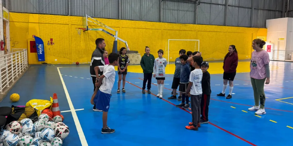 Aula do projeto Educa Esportes
