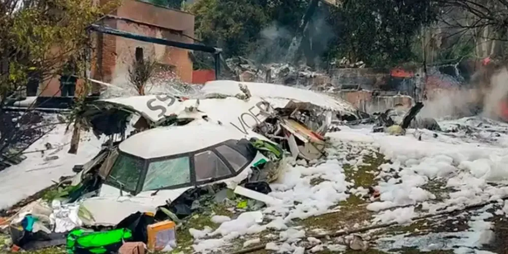 A aeronave caiu após perder o controle devido ao acúmulo de gelo nas asas