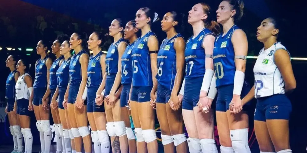 Brasil foi derrotado pelos EUA na VNL Feminina