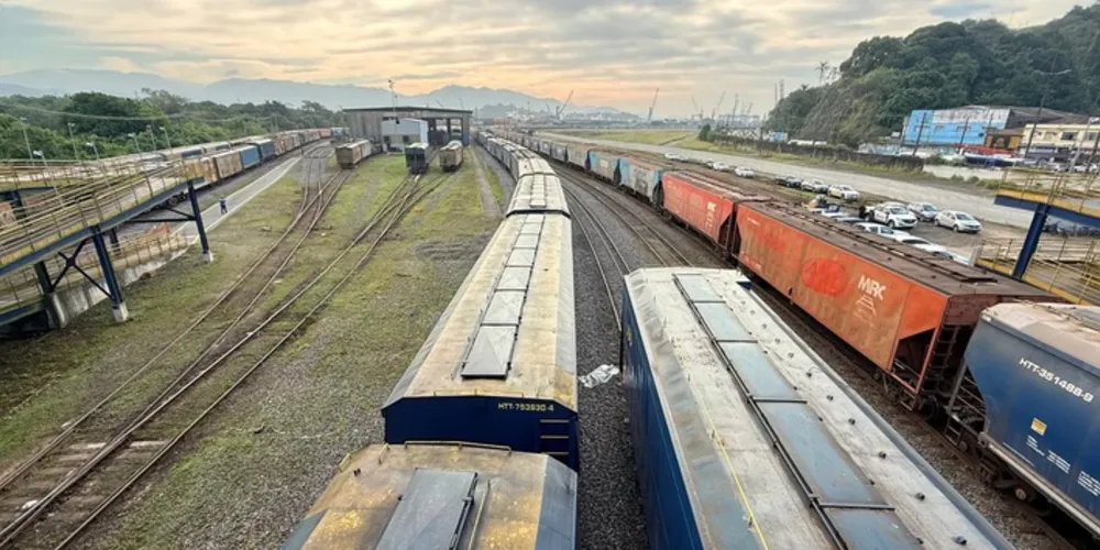 Entre os três corredores, o Paraná–Santa Catarina concentra cerca de 78% da demanda ferroviária da Malha Sul