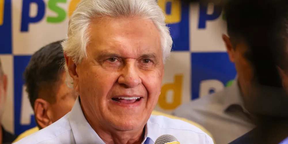O candidato à Presidência da República pelo PSD, Ronaldo Caiado