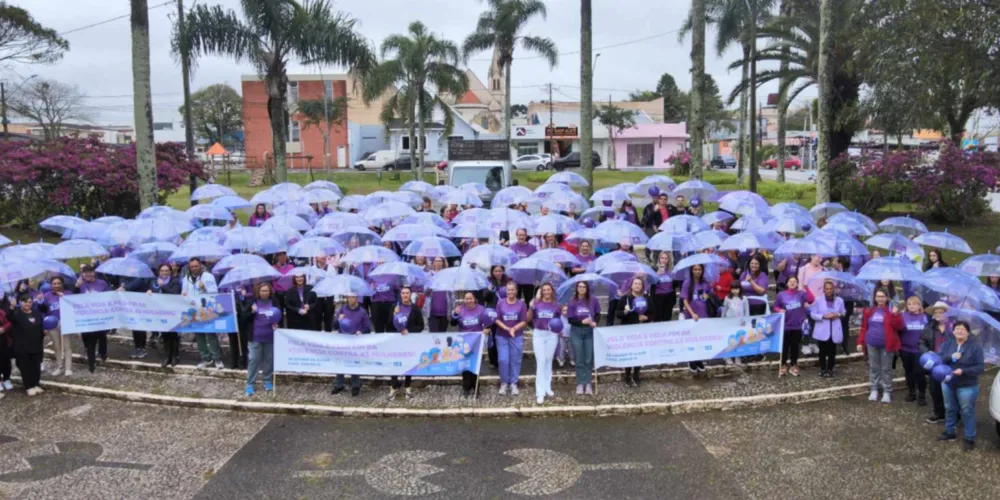 A Caminhada do Agosto Lilás é um apelo da poulação para uma sociedade mais justa e igualitária
