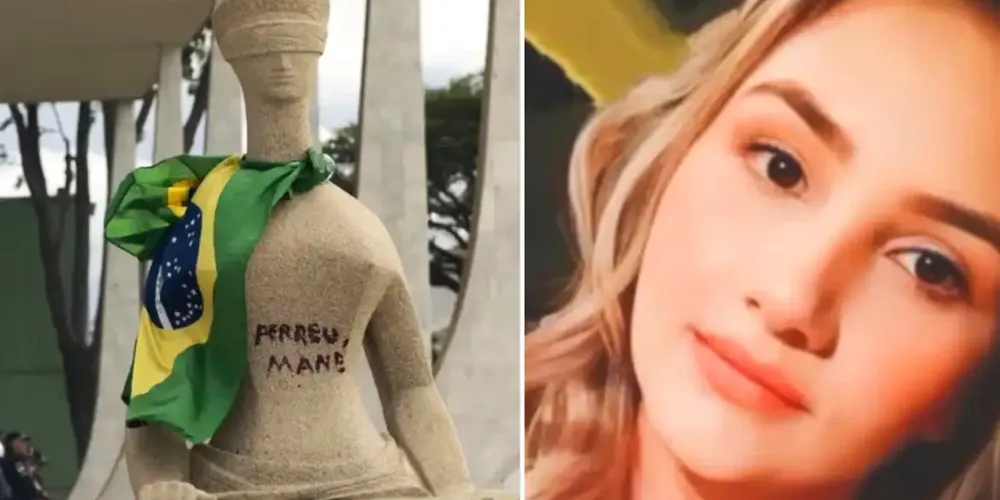 Débora foi condenada a 14 anos de prisão por participar dos atos golpistas de 2023