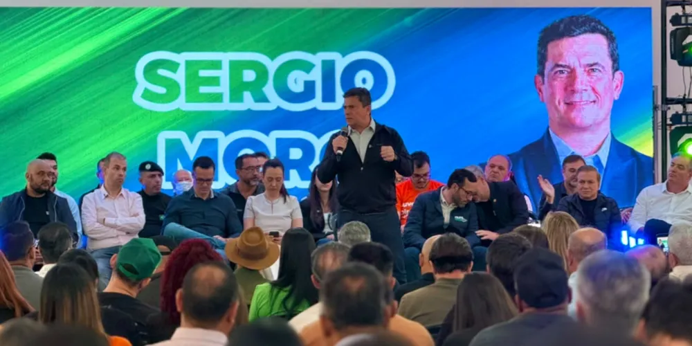 Pré-candidato ao Governo do Paraná, Sergio Moro (PL)