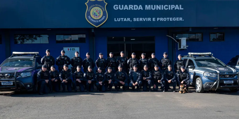 Equipes da Guarda Municipal de Telêmaco Borba