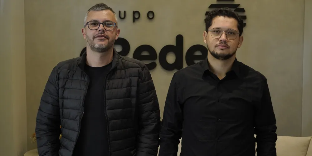 Mateus Guimarães e Marcelo Almeida, gestores da Móveis Tibagi