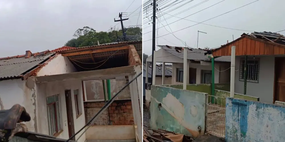 A Prefeitura de Imbaú informou que segue prestando assistência às famílias