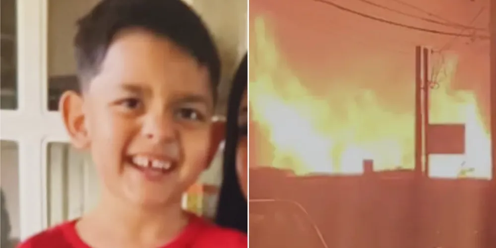 O menino foi identificado como Benjamin Rodrigues e completava 5 anos na data de hoje