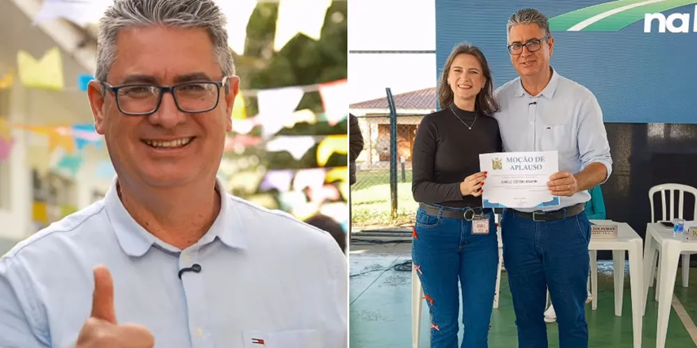 . A sessão itinerante aconteceu na comunidade de Pinheirinhos e contou com a participação do vereador Júlio Kuller