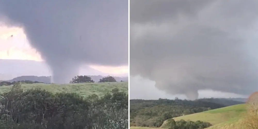 Imagem ilustrativa da imagem Tornado atinge Piraí do Sul e deixa rastro de destruição