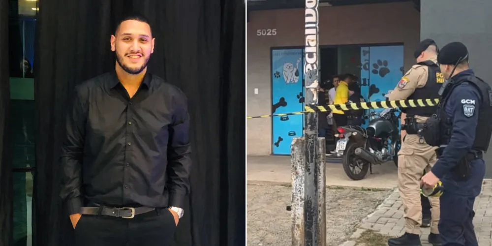 João Victor Pereira, de 22 anos, foi baleado durante atentado contra Hugo Moll