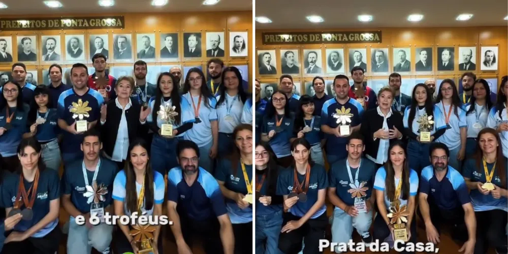 Durante o encontro com os esportistas e comissões técnicas, a prefeita enalteceu a dedicação dos competidores
