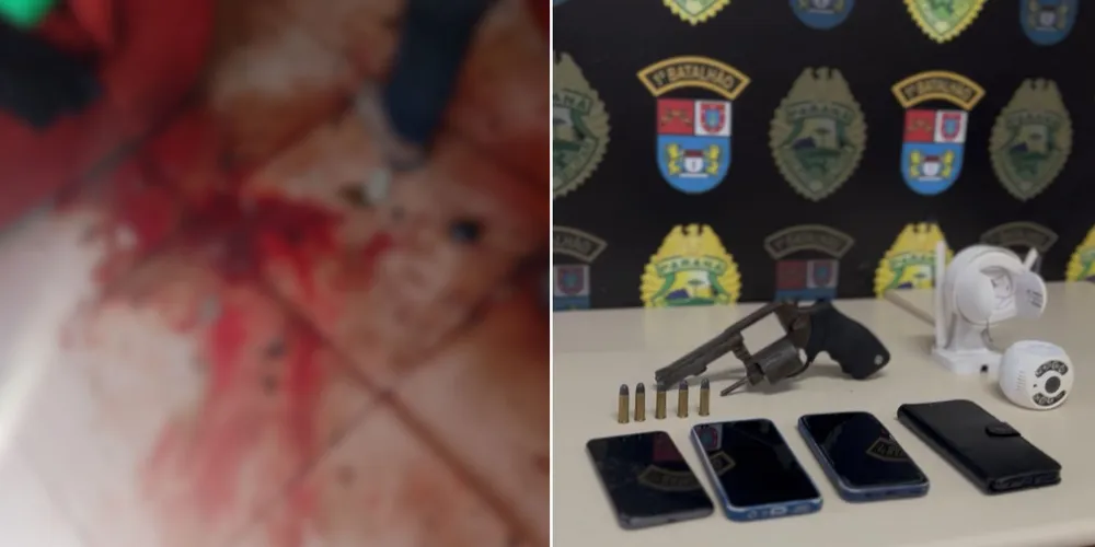 Os três envolvidos receberam voz de prisão e foram encaminhados  à Delegacia da Polícia Civil