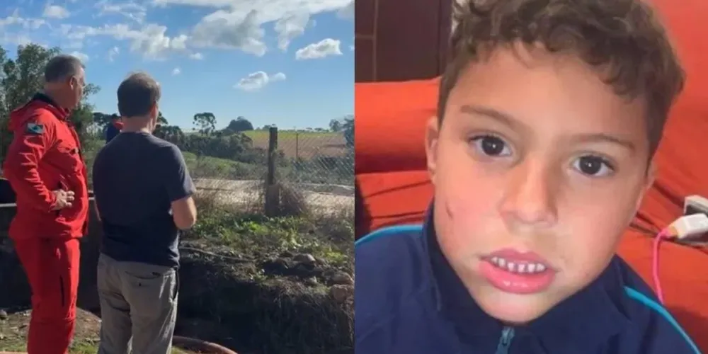 João Gabriel, de 5 anos, foi encontrado morto nesta terça-feira (28)
