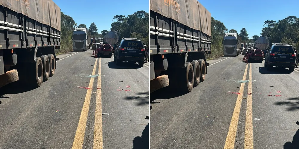 Motorista de 63 anos teve ferimentos leves e foi encaminhado à Santa Casa de Irati