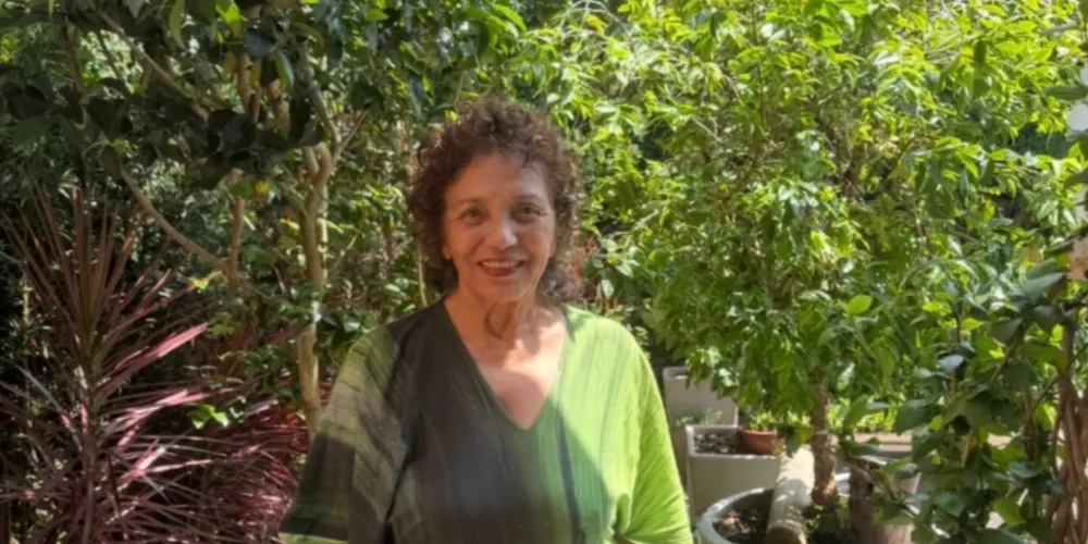 Maria Antonieta Gonzaga Teixeira, artista que leva os créditos da exposição