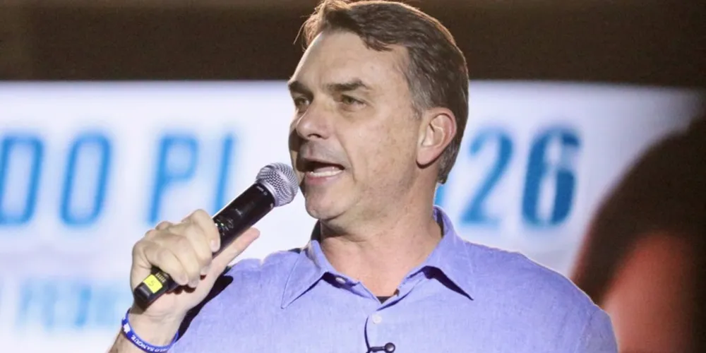 Senador e pré-candidato à Presidência, Flávio Bolsonaro