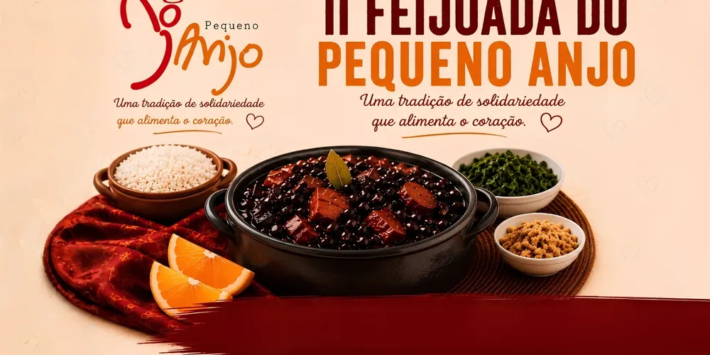O evento arrecadará fundos para fortalecer os projetos sociais mantidos pela instituição; além da feijoada, o Pequeno Anjo recebe doações de roupas e brinquedos