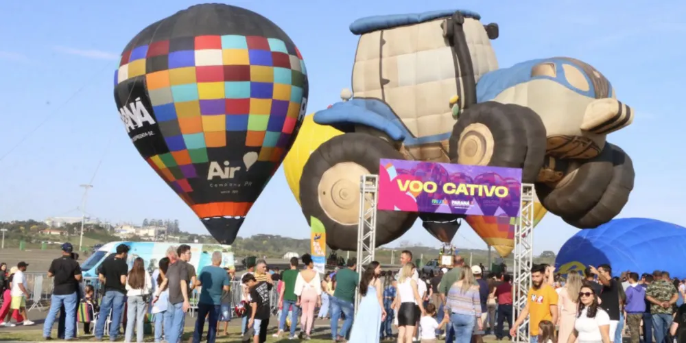 Neste ano, voo cativo de balão e Trekker Trek passam a integrar a programação