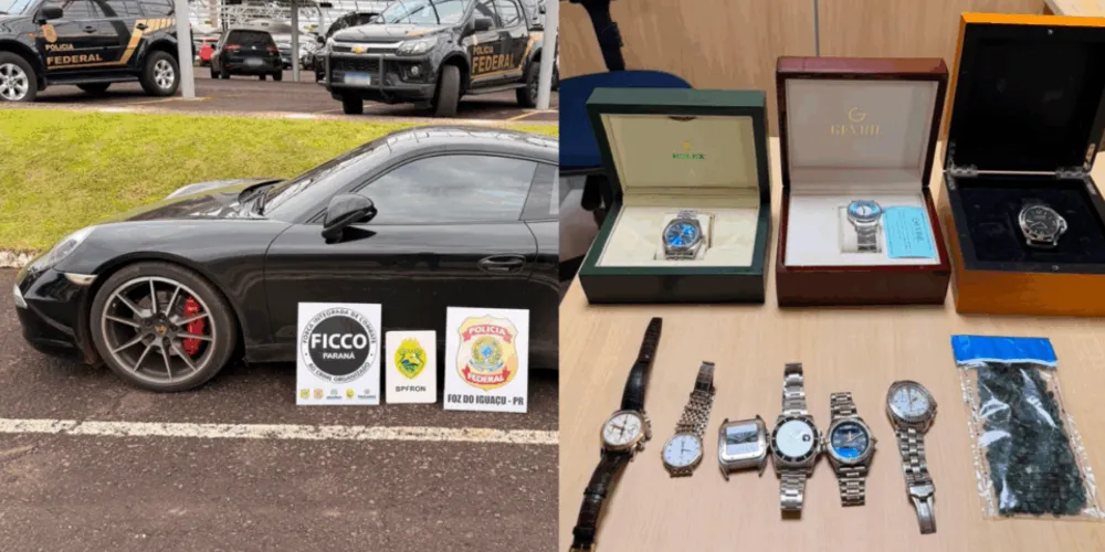 Policiais cumpriram mandados em um condomínio de luxo na região de fronteira