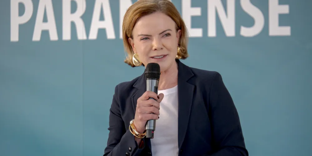 Pré-candidata ao Senado, Gleisi Hoffmann (PT)