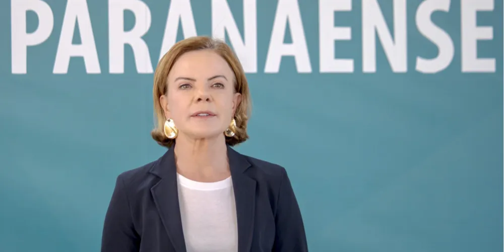 Pré-candidata ao Senado Gleisi Hoffmann