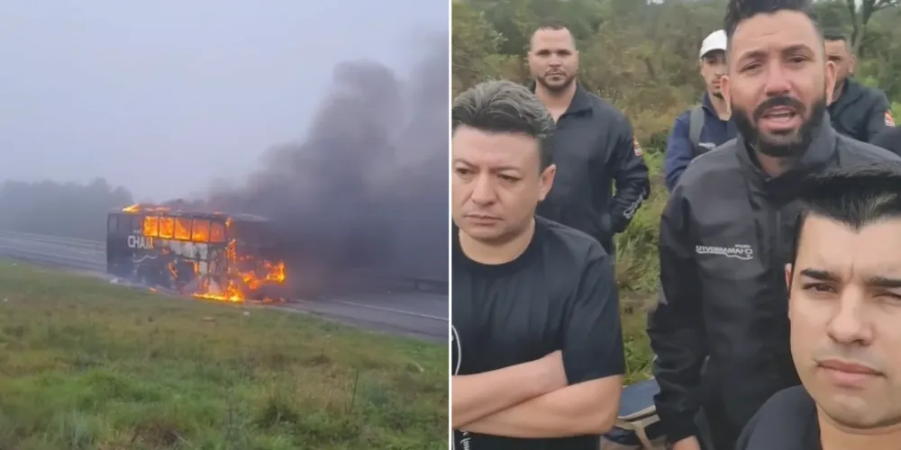 Após o incêndio, o grupo publicou um comunicado para tranquilizar familiares, amigos e fãs