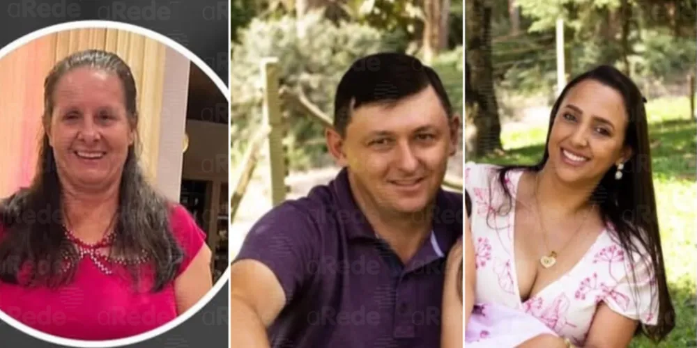 Liane Bienert, Marcos Vinícius Marconato e Willieny Brandt Marconato