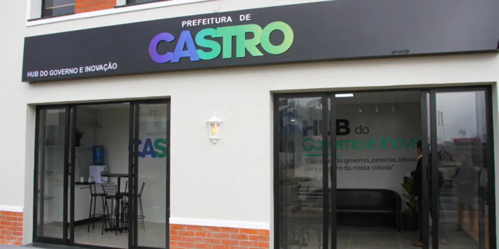 O Hub de Governo e Inovação é um laboratório de tecnologia que vai reunir as equipes de inovação e tecnologia de Castro