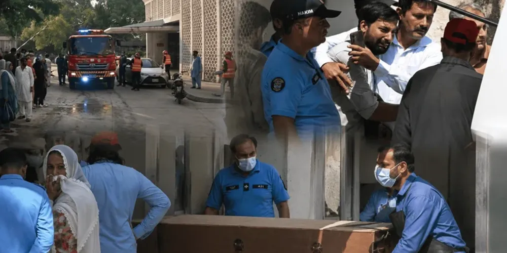 A emissora Geo TV, que estimou o número de mortos em cerca de 15, reportou a rápida propagação das chamas