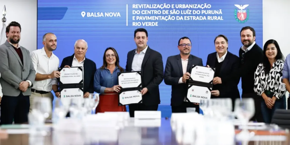 O investimento é uma parceria entre a Prefeitura de Balsa Nova, o Instituto Purunã e o Governo do Paraná