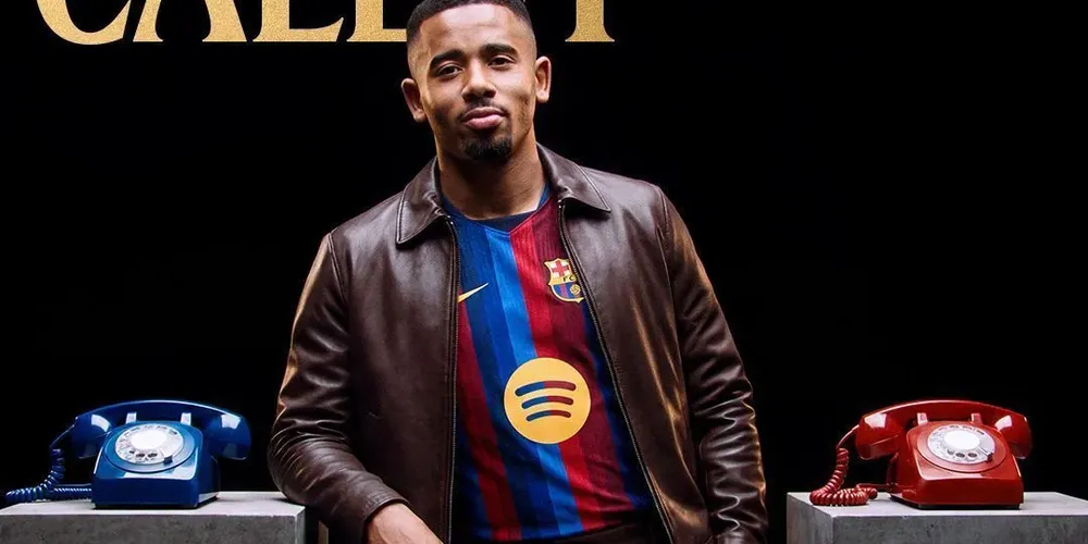Gabriel Jesus é anunciado pelo Barcelona
