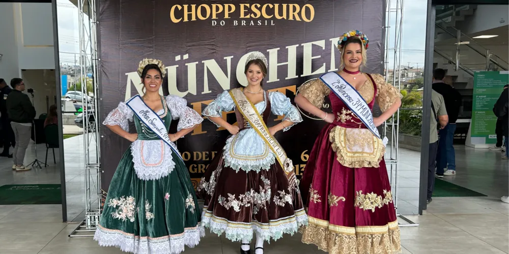 Rainha, 2ª Princesa e Miss Simpatia da München Fest 2025 participaram do evento
