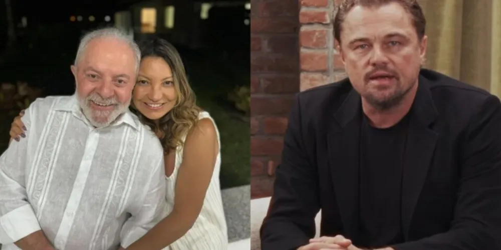 Lula e Janja receberam o ator Leonardo DiCaprio no Palácio do Planalto