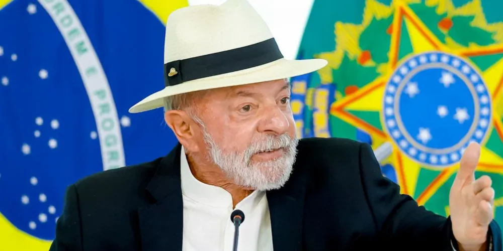 O presidente Luiz Inácio Lula da Silva (PT)
